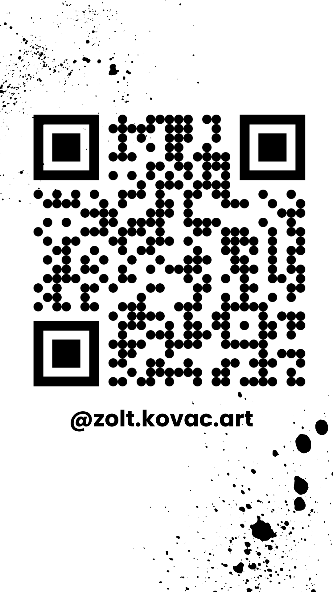QR code - Žolt Kovač Instagram